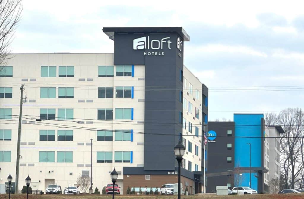 Hotels in Mooresville NC outside of Aloft Hotel