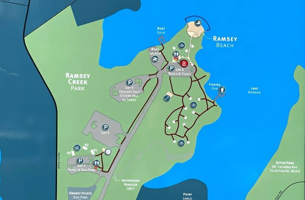 Ramsey Creek Park Map