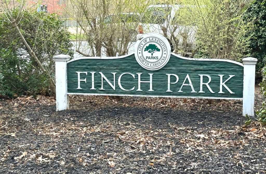 Finch Park sign